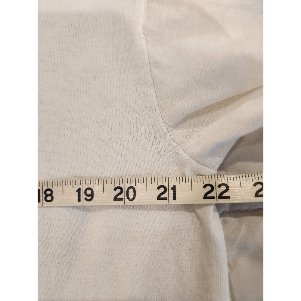 Christmas Junkie T Shirt Adult Size XL 100%‎ Cotton White Long Sleeve - Picture 6 of 7